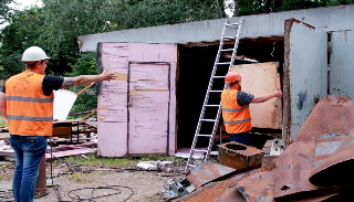 Демонтаж гаражей в Златоусте, цена от 1799 руб. – услуги под ключ от 2Землекопа-Злт